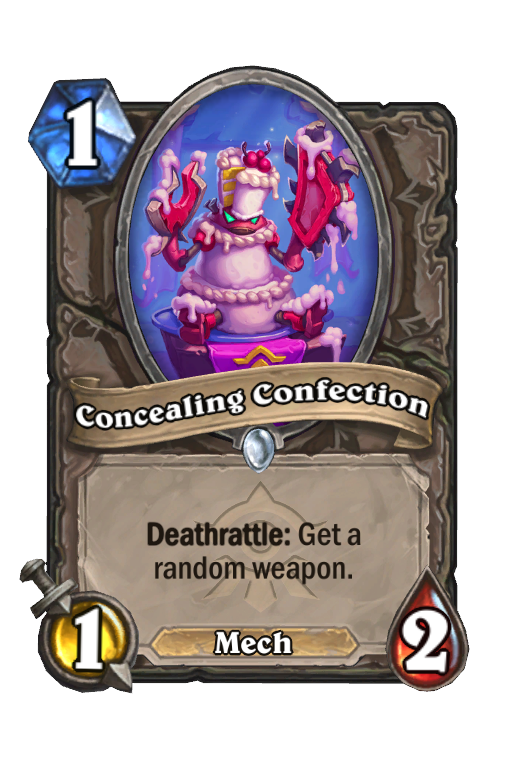 Concealing Confection Hearthstone kártya