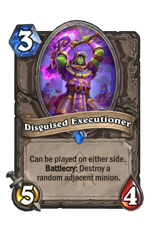 Disguised Executioner Hearthstone kártya