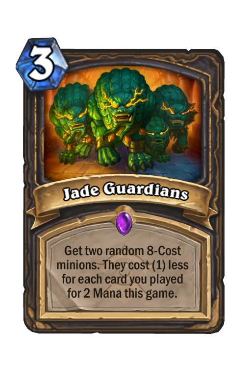 Jade Guardians Hearthstone kártya
