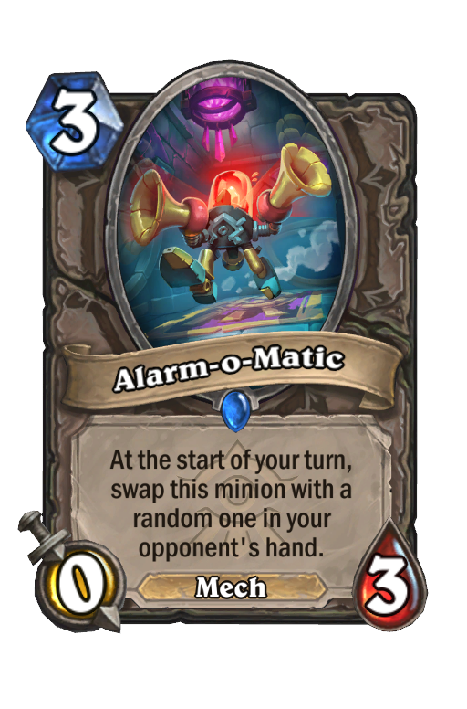 Alarm-o-Matic Hearthstone kártya
