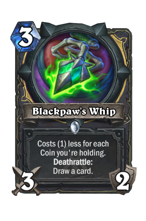 Blackpaw's Whip Hearthstone kártya