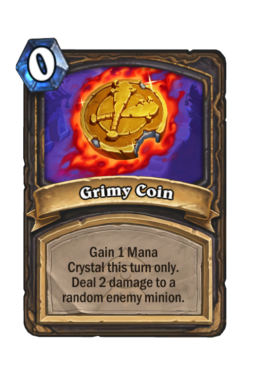 Grimy Coin Hearthstone kártya