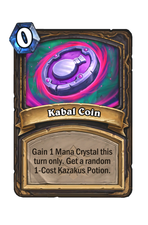 Kabal Coin Hearthstone kártya
