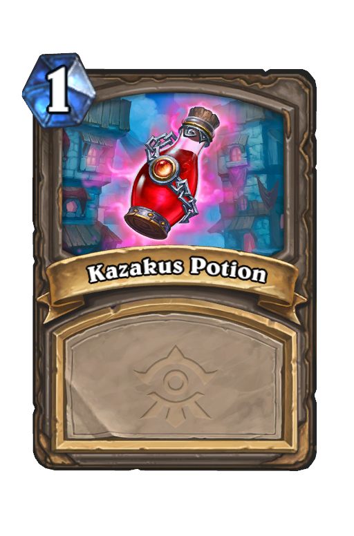 Kazakus Potion Hearthstone kártya