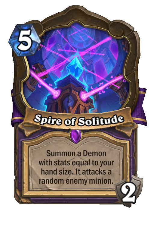 Spire of Solitude Hearthstone kártya