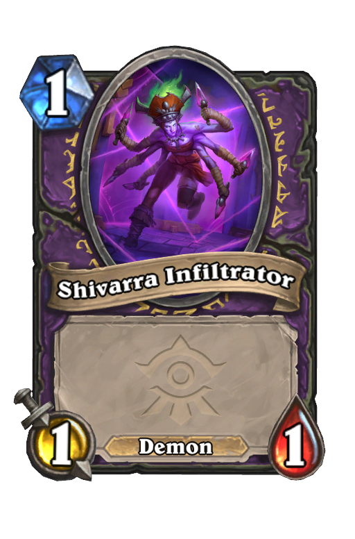 Shivarra Infiltrator Hearthstone kártya
