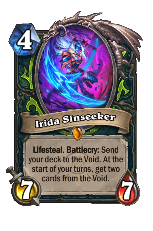 Irida Sinseeker Hearthstone kártya