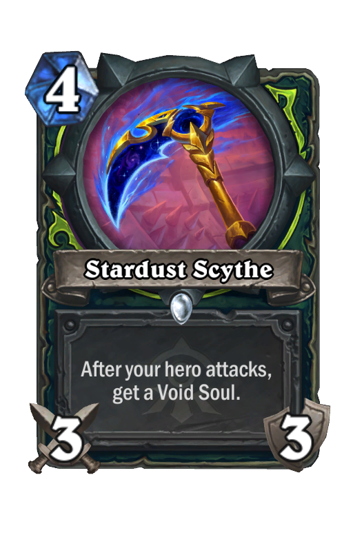 Stardust Scythe Hearthstone kártya