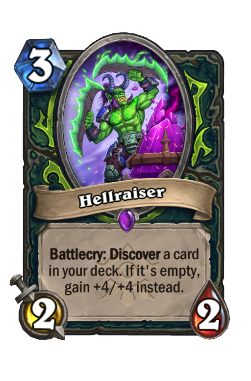 Hellraiser Hearthstone kártya