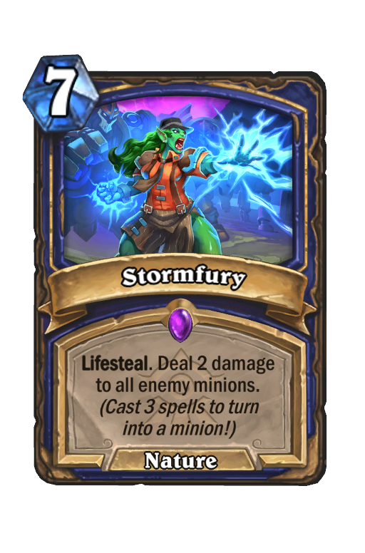 Stormfury Hearthstone kártya