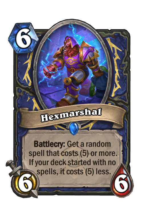 Hexmarshal Hearthstone kártya