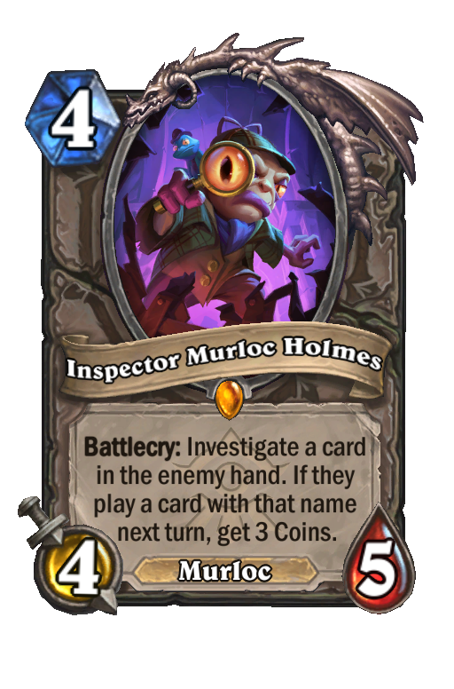Inspector Murloc Holmes Hearthstone kártya