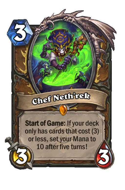 Chef Neth'rek Hearthstone kártya