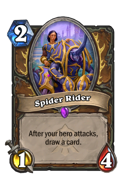 Spider Rider Hearthstone kártya