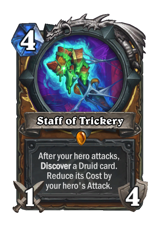 Staff of Trickery Hearthstone kártya