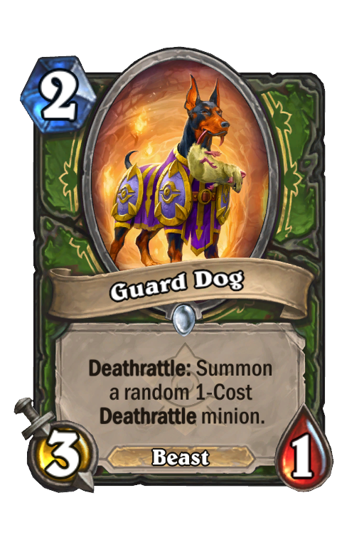 Guard Dog Hearthstone kártya