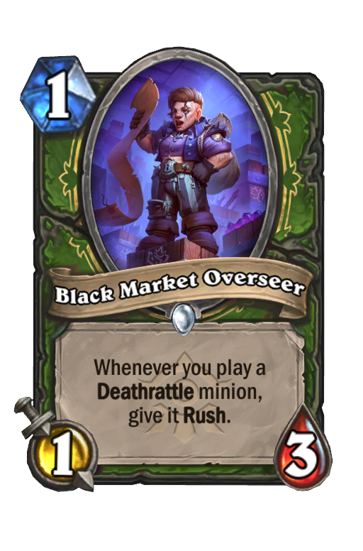 Black Market Overseer Hearthstone kártya