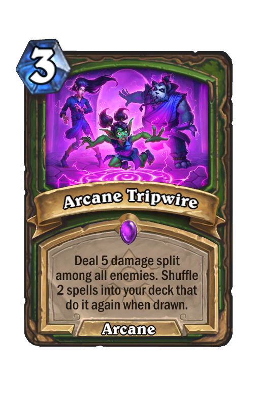 Arcane Tripwire Hearthstone kártya
