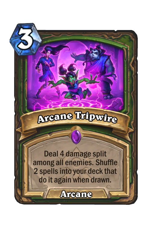 Arcane Tripwire Hearthstone kártya