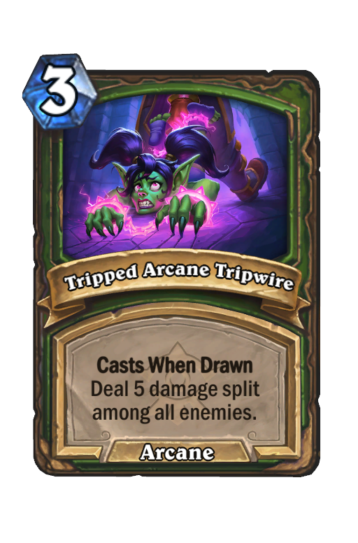Tripped Arcane Tripwire Hearthstone kártya
