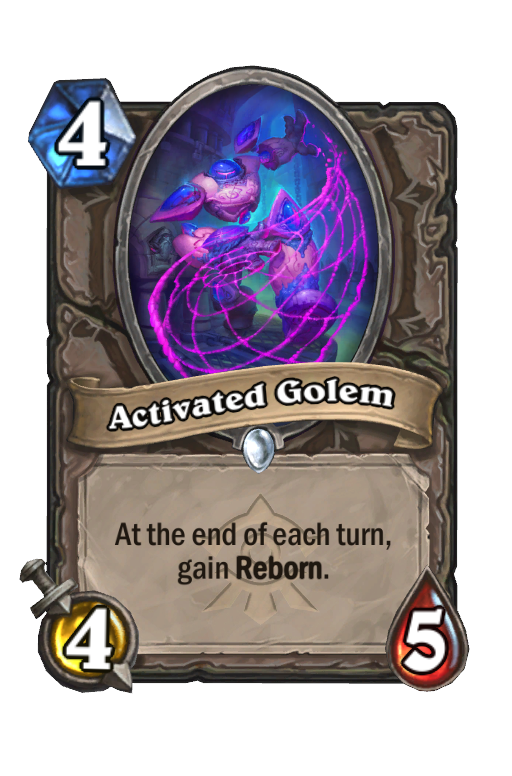 Activated Golem Hearthstone kártya