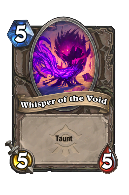 Whisper of the Void Hearthstone kártya