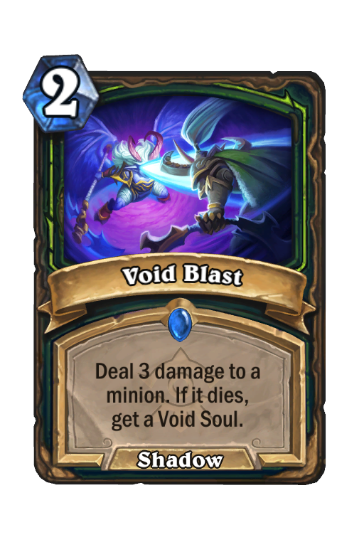 Void Blast Hearthstone kártya