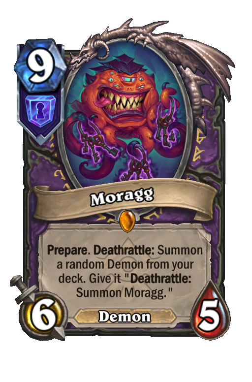 Moragg Hearthstone kártya