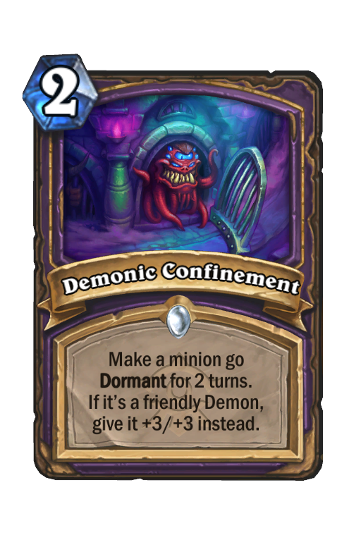 Demonic Confinement Hearthstone kártya