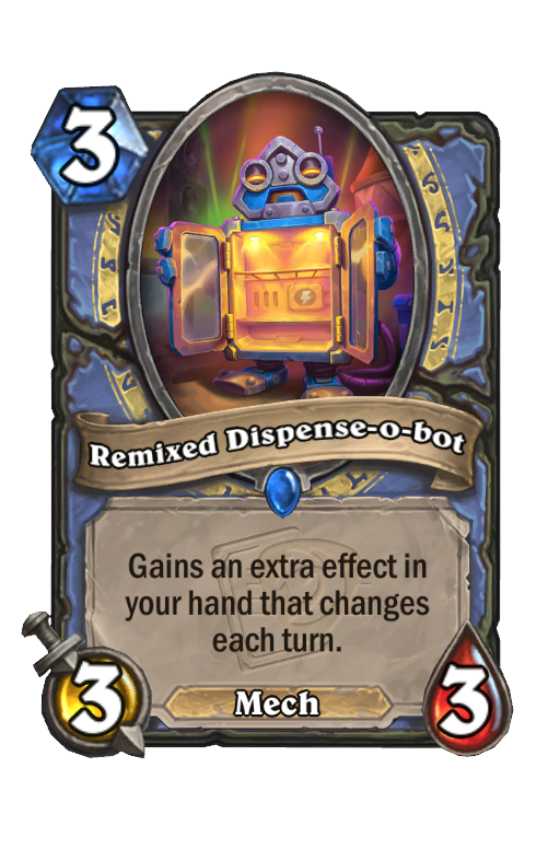 Remixed Dispense-o-bot Hearthstone kártya