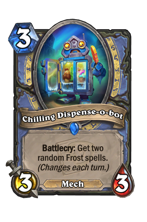 Chilling Dispense-o-bot Hearthstone kártya