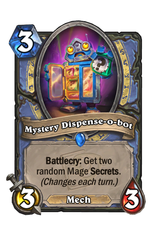 Mystery Dispense-o-bot Hearthstone kártya