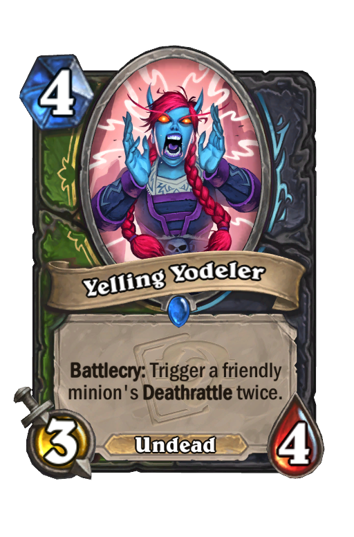 Yelling Yodeler Hearthstone kártya