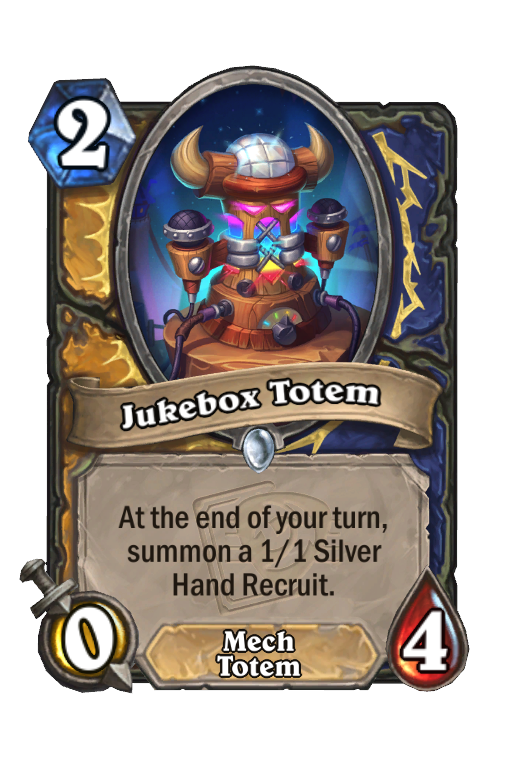 Jukebox Totem Hearthstone kártya
