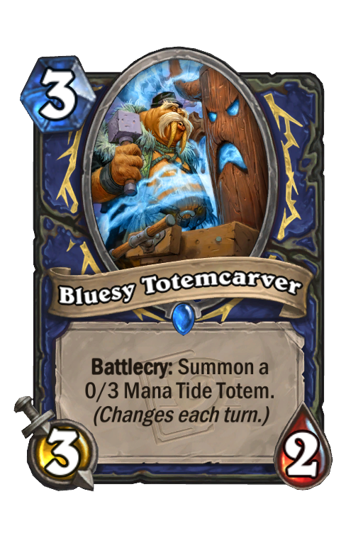 Bluesy Totemcarver Hearthstone kártya