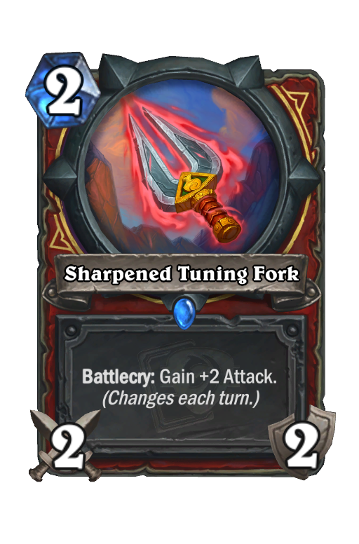 Sharpened Tuning Fork Hearthstone kártya