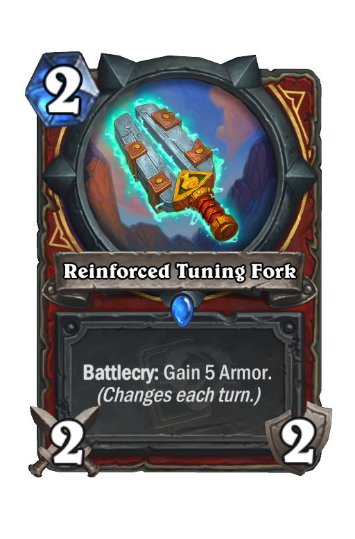 Reinforced Tuning Fork Hearthstone kártya