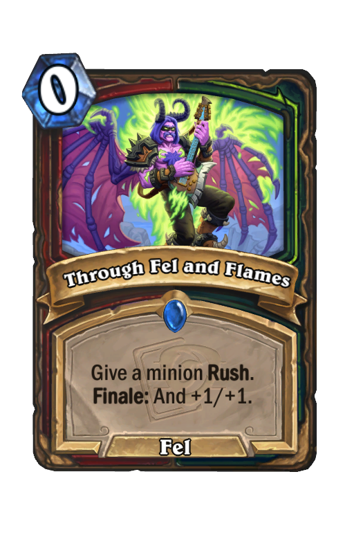 Through Fel and Flames Hearthstone kártya