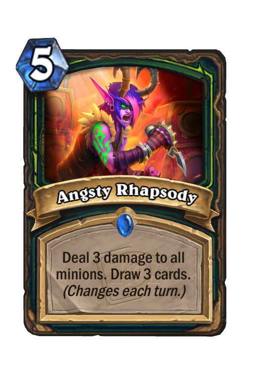 Angsty Rhapsody Hearthstone kártya