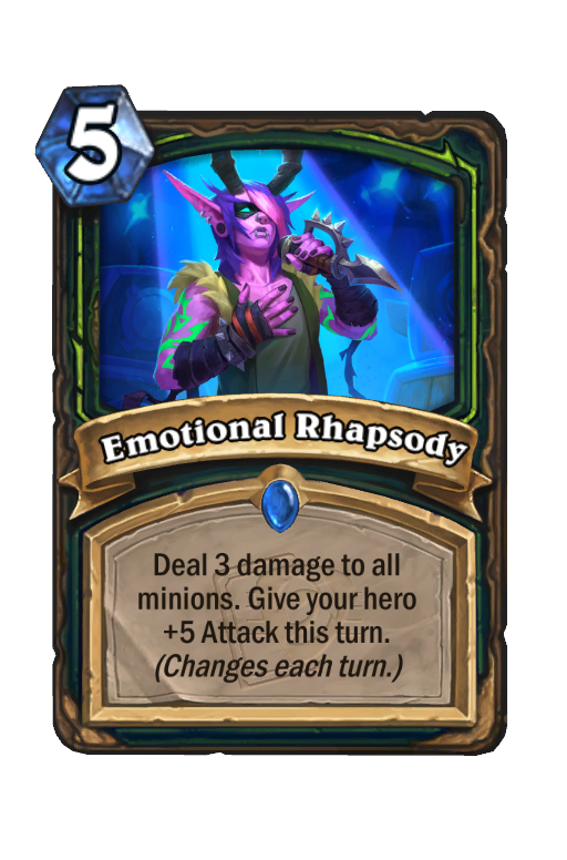 Emotional Rhapsody Hearthstone kártya