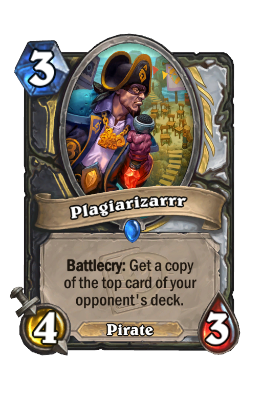 Plagiarizarrr Hearthstone kártya