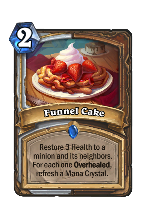 Funnel Cake Hearthstone kártya