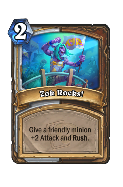 Zok Rocks! Hearthstone kártya