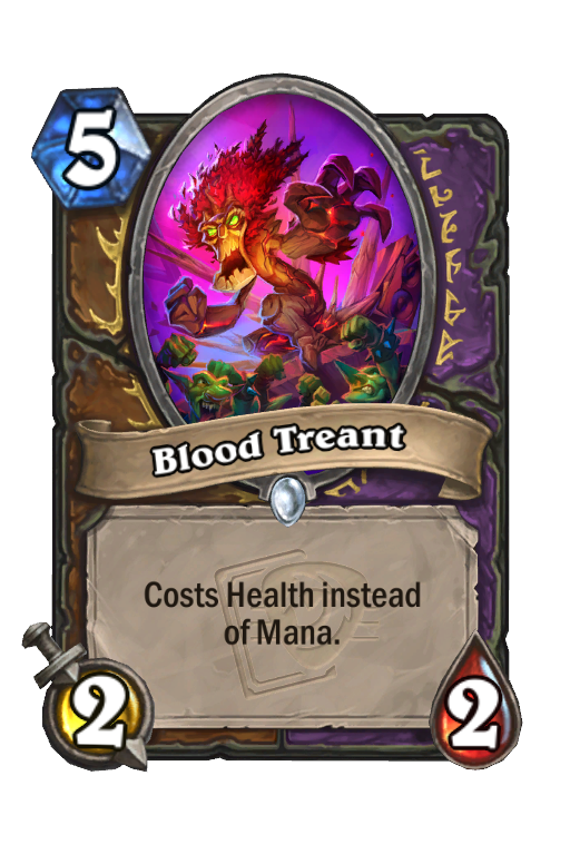 Blood Treant Hearthstone kártya