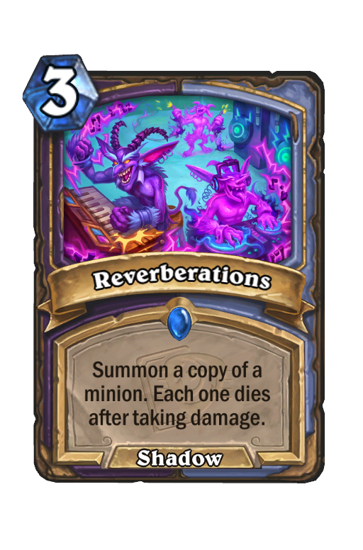 Reverberations Hearthstone kártya