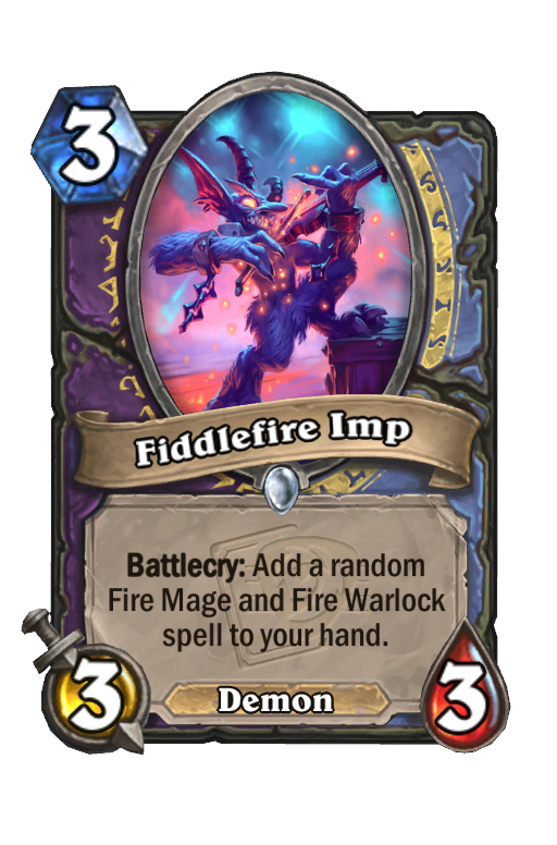 Fiddlefire Imp Hearthstone kártya