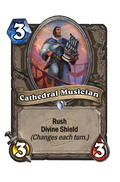 Cathedral Musician Hearthstone kártya