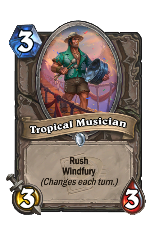 Tropical Musician Hearthstone kártya