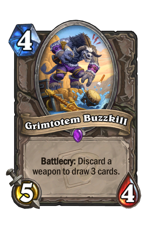 Grimtotem Buzzkill Hearthstone kártya