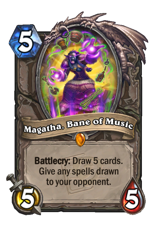 Magatha, Bane of Music Hearthstone kártya